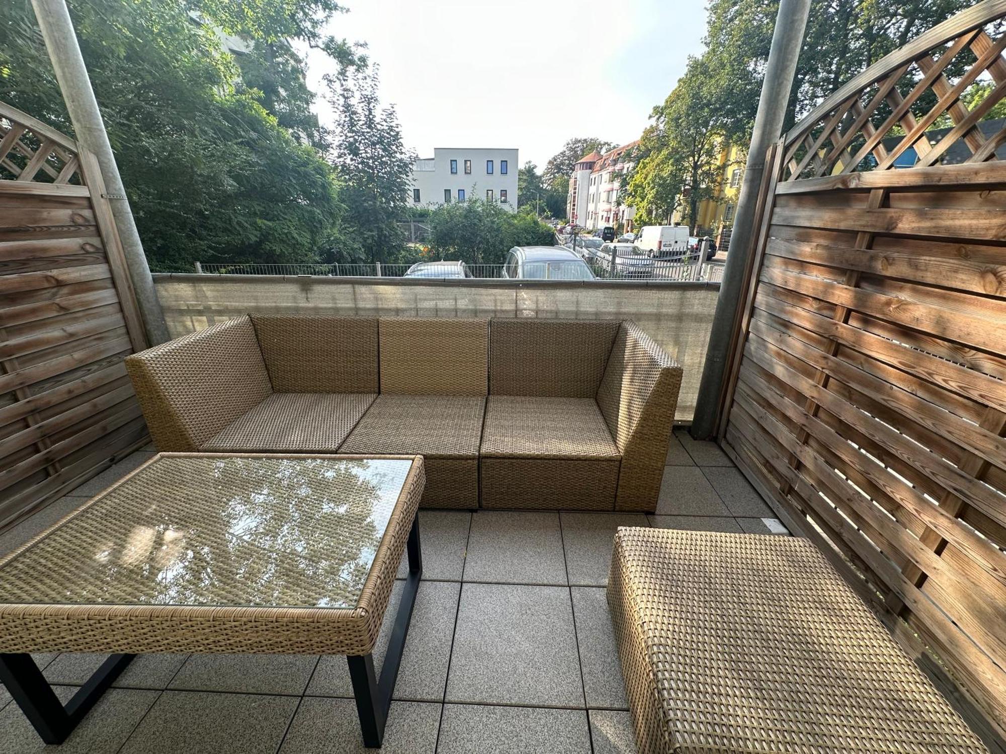 Ferienwohnung Matrix Leipzig Buitenkant foto